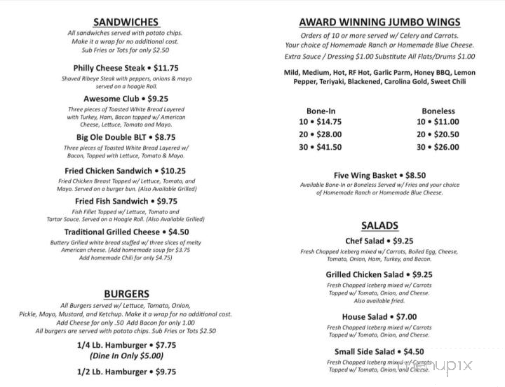 Apple Lounge - Winter Haven, FL menu_pic