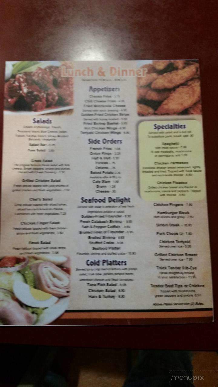 Lyman Cafe - Lyman, SC menu_pic