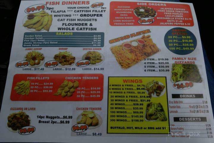 Red Shark Fish & Chicken - Augusta, GA menu_pic