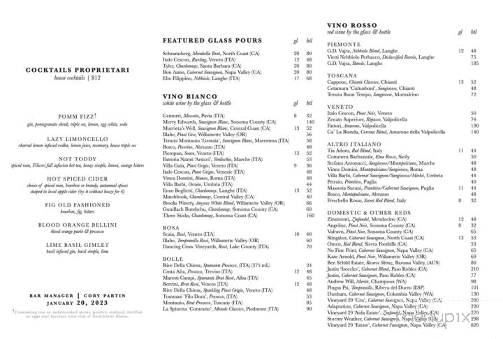 Rodi Italian - Loveland, OH menu_pic