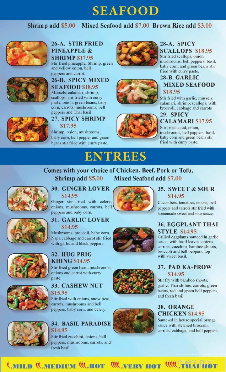 A Touch of Thai - Yuma, AZ menu_pic