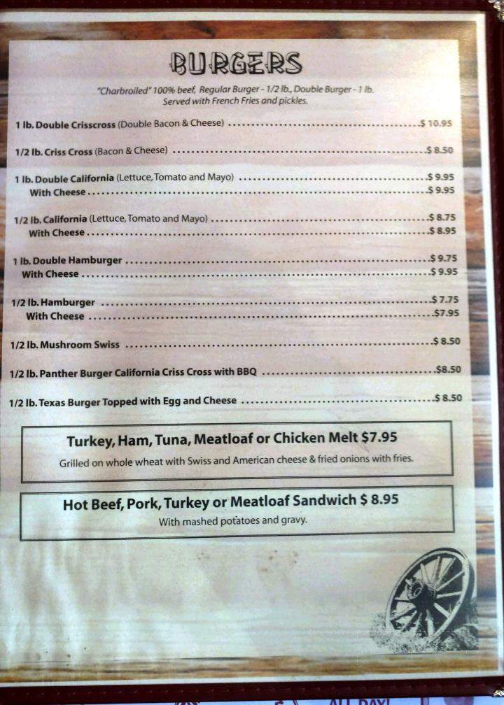 Buckboard - Lakeville, MN menu_pic