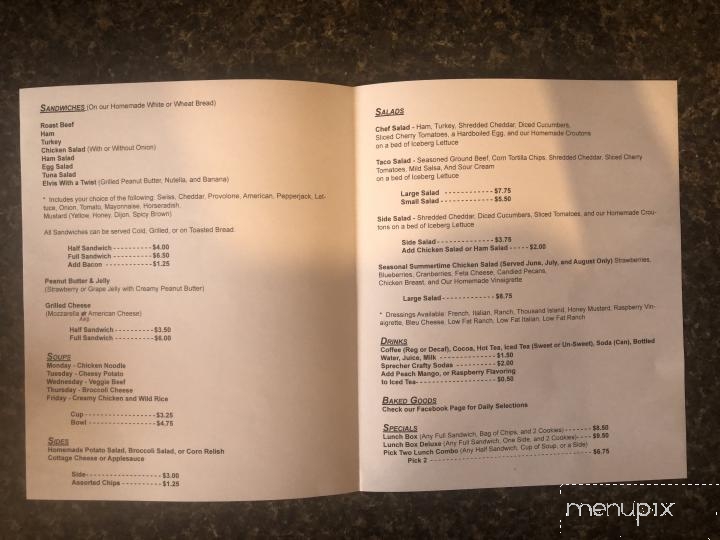 Deep Roots Bakery and Cafe - Lincoln, IL menu_pic