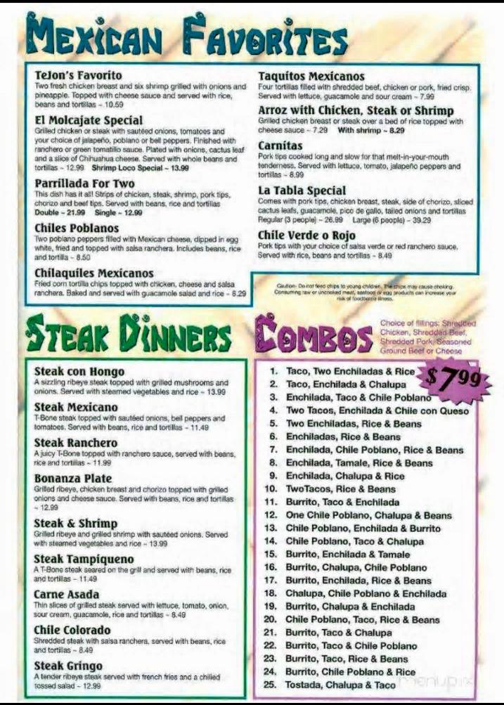El Huarache Loco - Akron , IN menu_pic