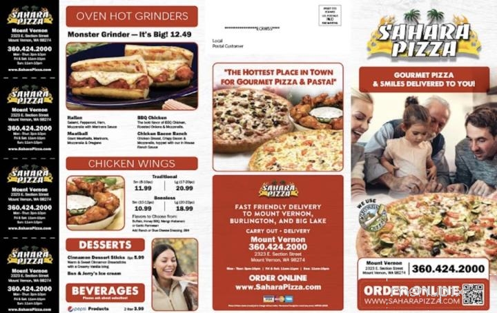 Jet City Pizza - Mount Vernon, WA menu_pic