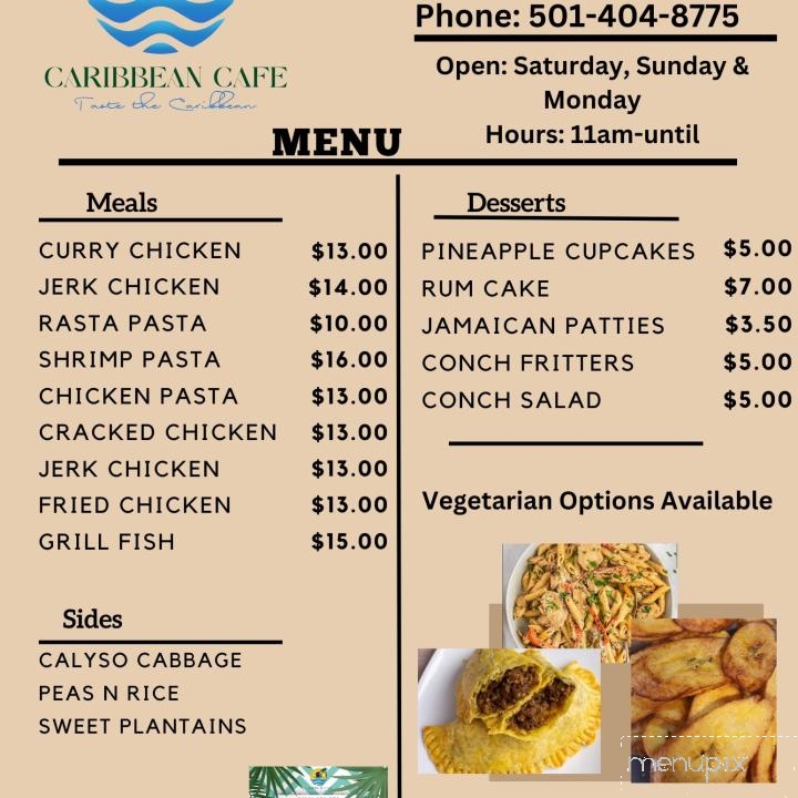 Caribbean Cafe - Hot Springs, AR menu_pic