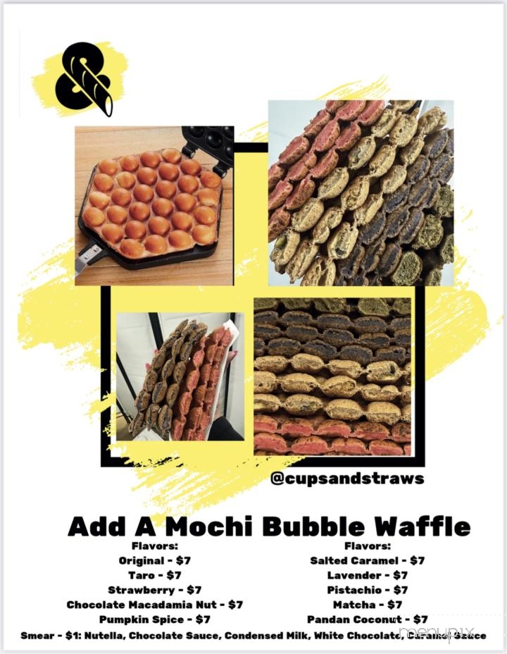 Cups & Straws - Sacramento, CA menu_pic