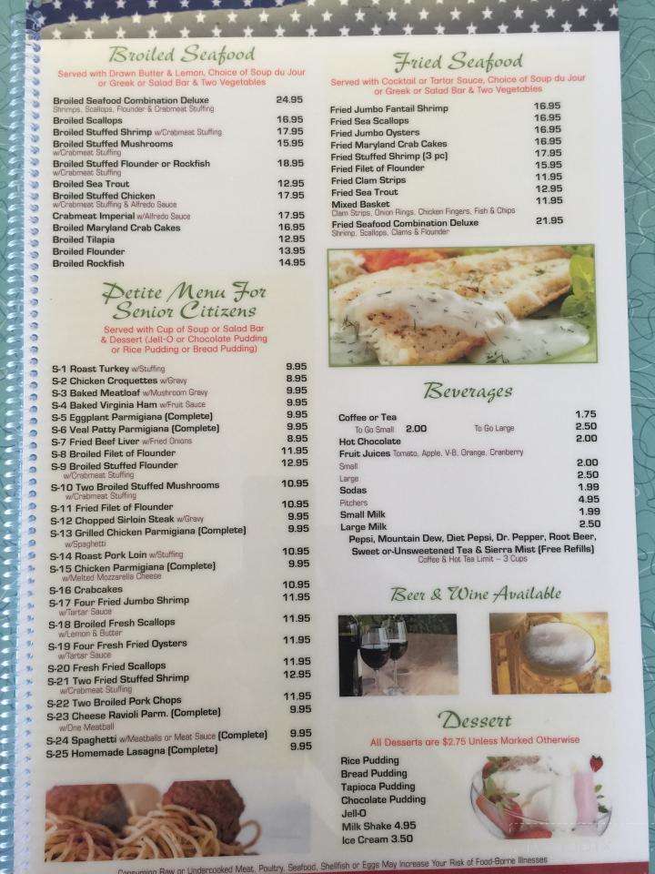 Seaford Eagle Diner - Seaford, DE menu_pic