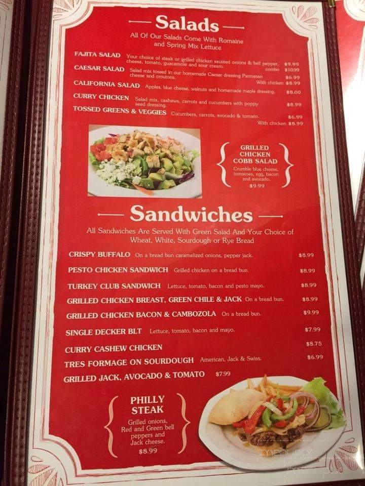 Maria's Burger Bar - Madera, CA menu_pic