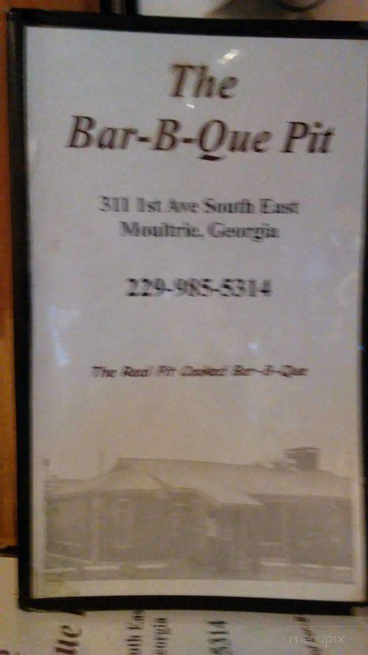 Barbecue Pit - Moultrie, GA menu_pic