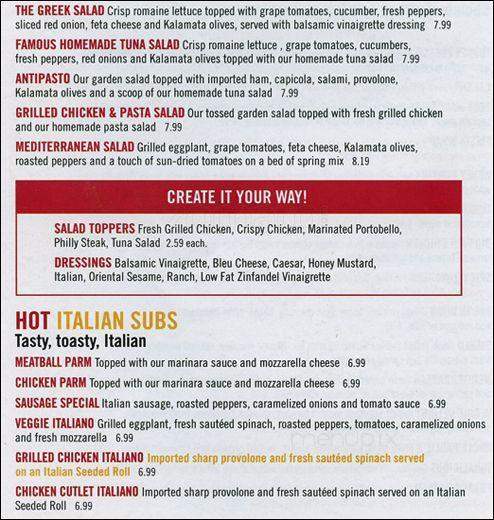 Tony Roni's Conshohocken - Conshohocken, PA menu_pic