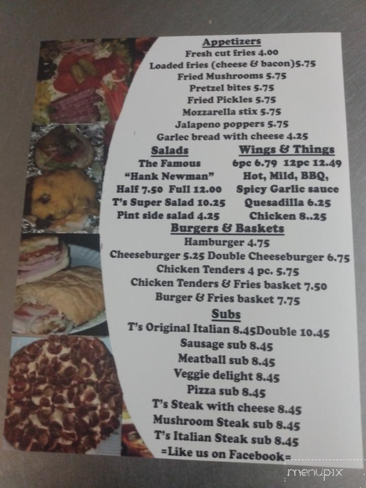 Mr T's Pizza - Gahanna, OH menu_pic