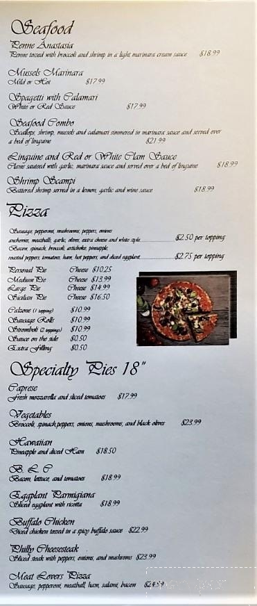 Falcone's Italian Restaurant and Pizza - Leland, NC menu_pic