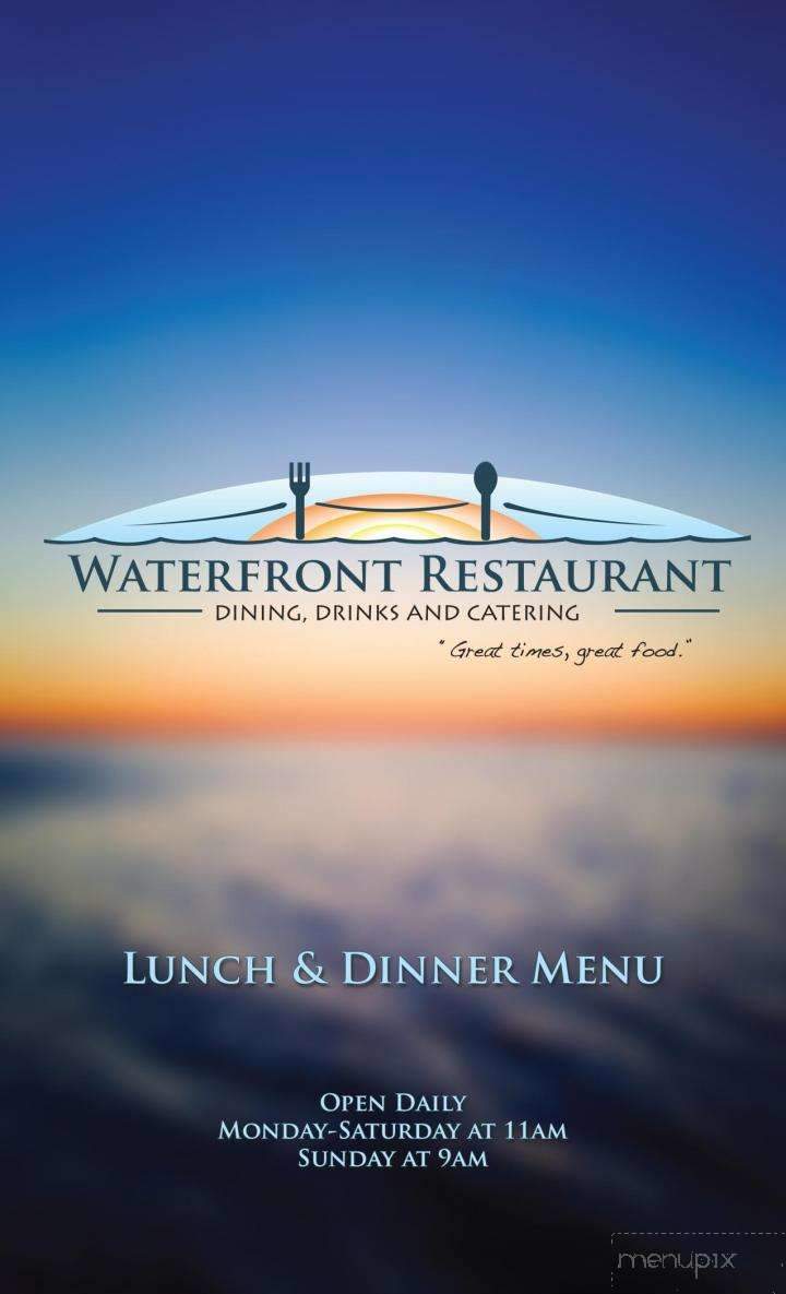 The Waterfront Restaurant and Upper Deck Lounge - Hancock, MI menu_pic