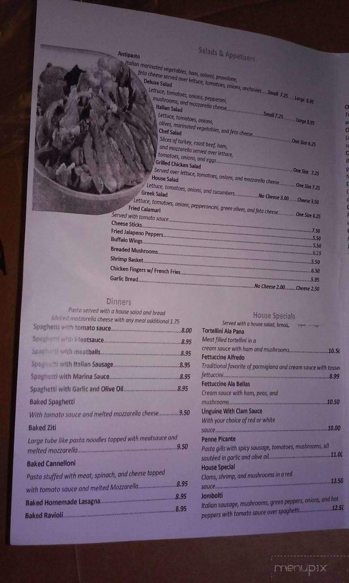 Bella Pizza - Ettrick, VA menu_pic