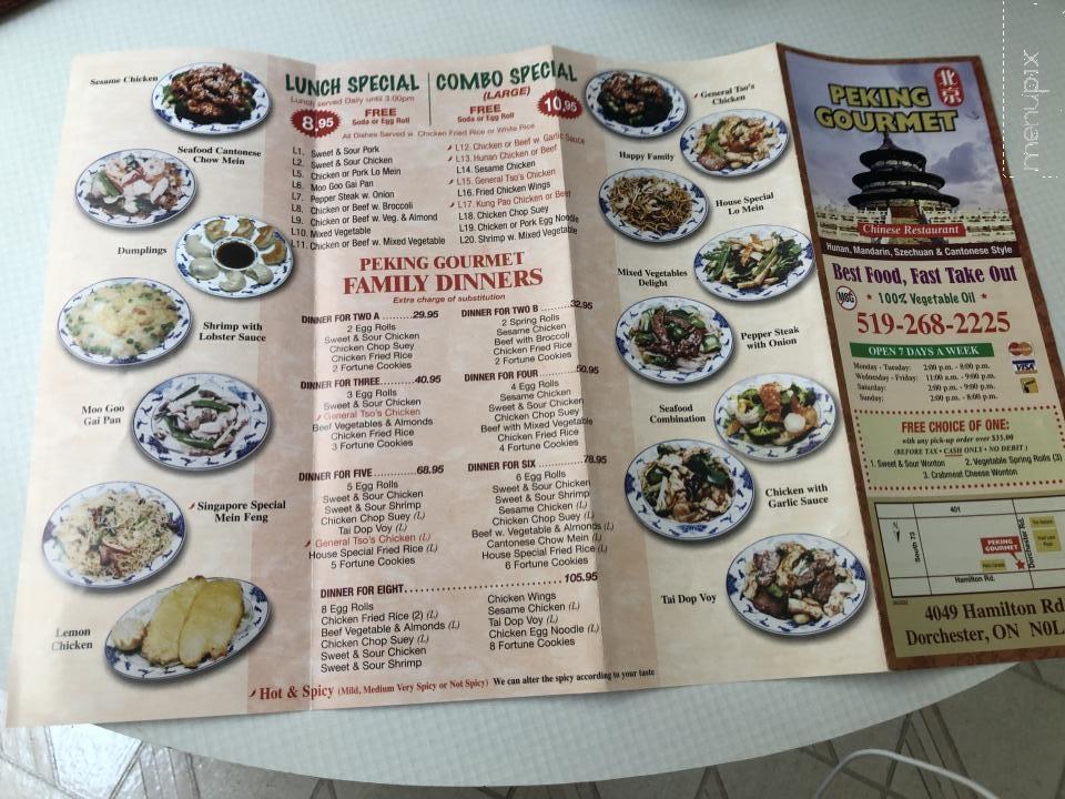 Peking Gourmet - Dorchester, ON