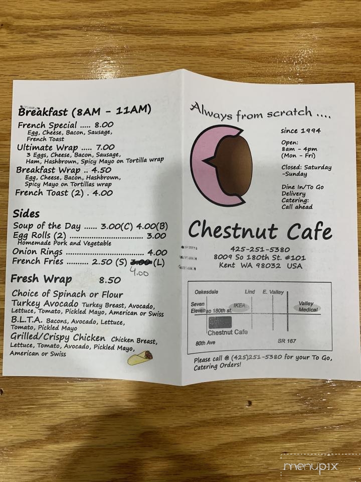 Chestnut Cafe - Kent, WA