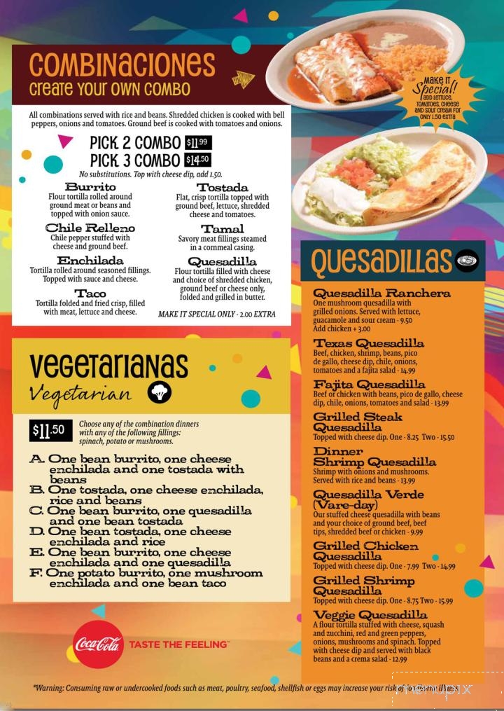 Fiesta Mexicana - Benson, NC menu_pic