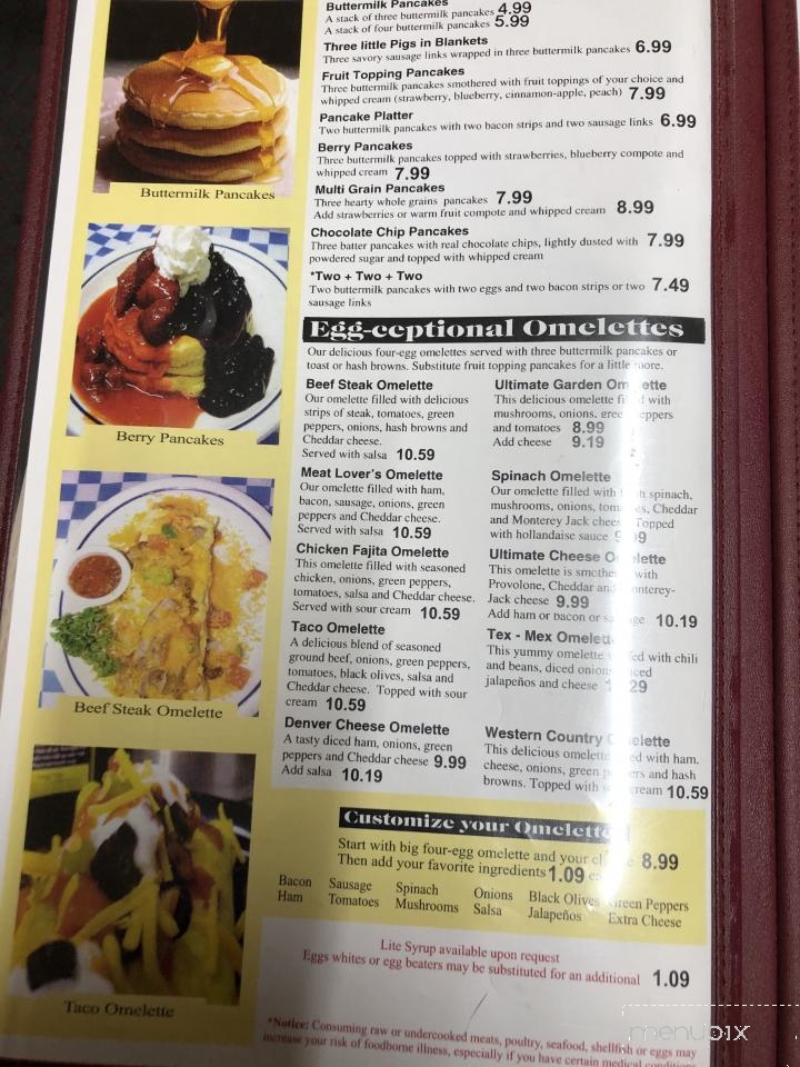 Family Pancake House - Dallas, TX menu_pic