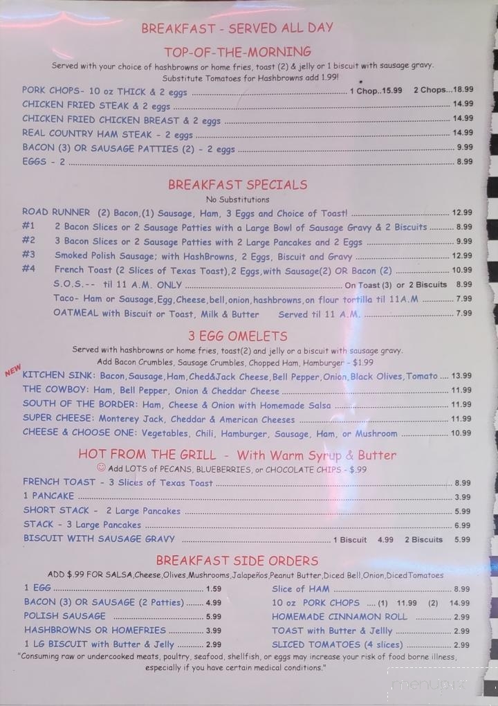 Sherri's Diner - Oklahoma City, OK menu_pic