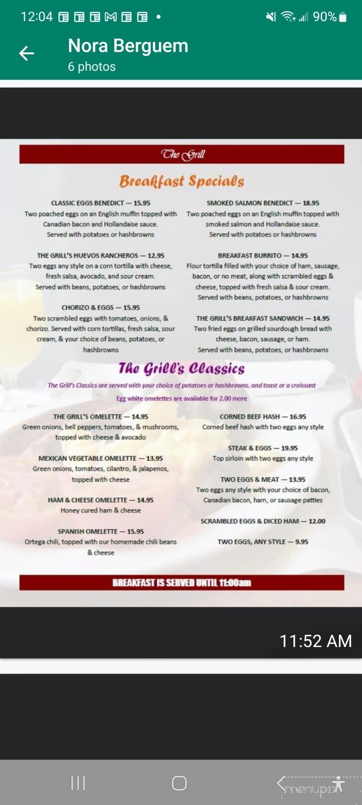 Grill - Lone Pine, CA menu_pic