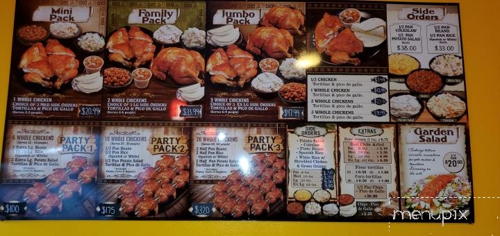 Juans Super Pollo - Yucaipa, CA menu_pic