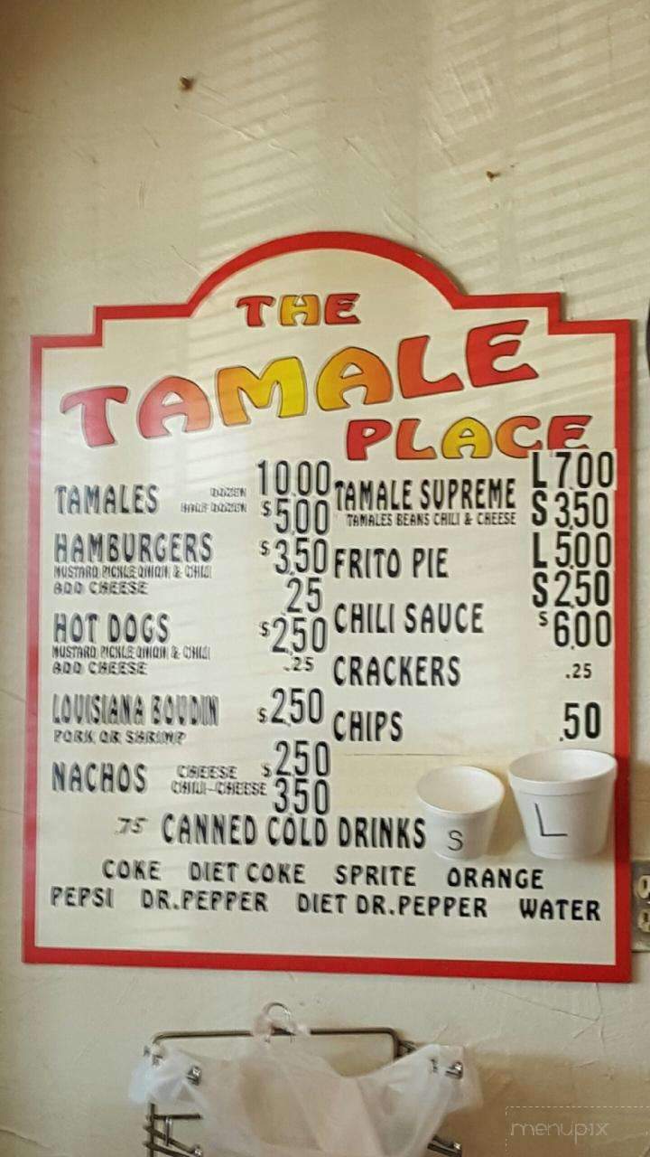 Tamale Place - Vicksburg, MS menu_pic