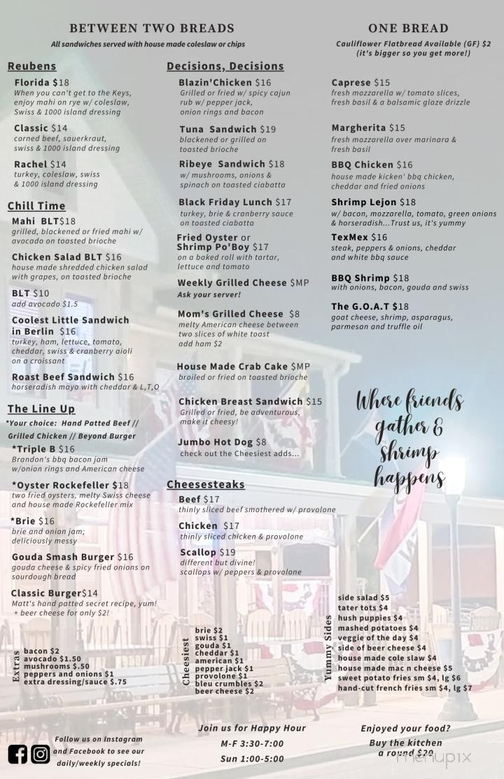The Sterling Tavern - Berlin, MD menu_pic