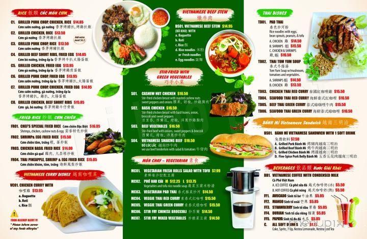 Pho Vinh - Richmond Hill, ON menu_pic