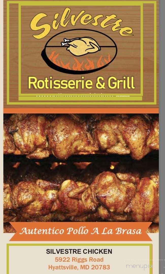 Pollos Silvestres - Hyattsville, MD menu_pic