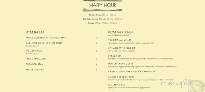 Sauce Italian American Kitchen - Flint, MI menu_pic