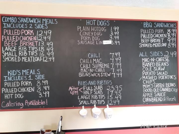 Jimbo's BBQ - Indianapolis, IN menu_pic