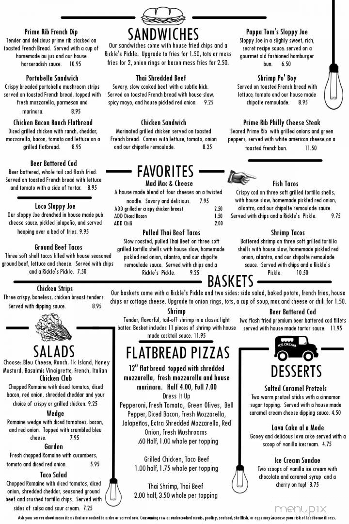 Local - Centreville, MI menu_pic