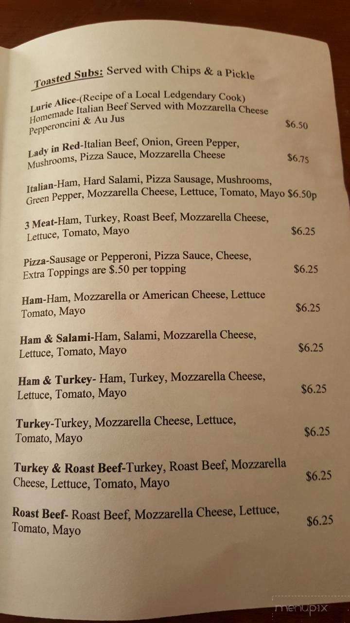 LES & Pearl's - Union Mills, IN menu_pic