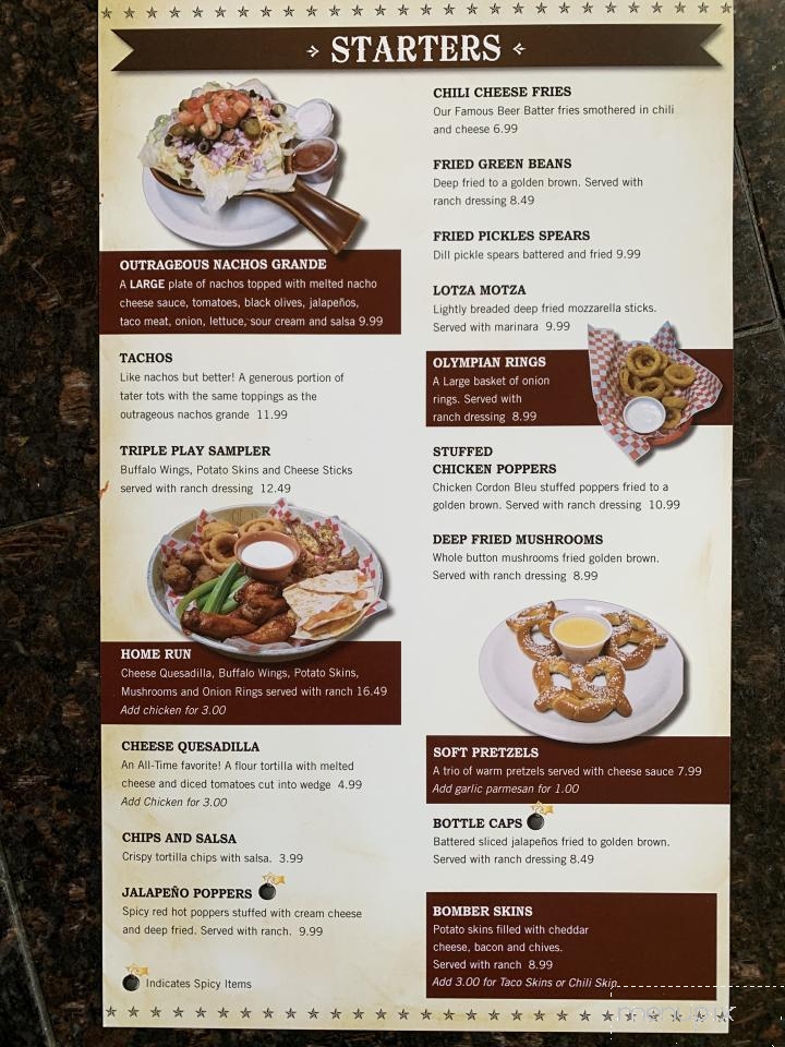 Marty's Family Restaurant & Bombers Sports Bar - Rock Springs, WY menu_pic