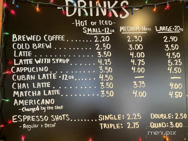Lone Gull Coffee House - Gloucester, MA menu_pic