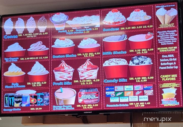 Sno-White Drive In - Tulare, CA menu_pic