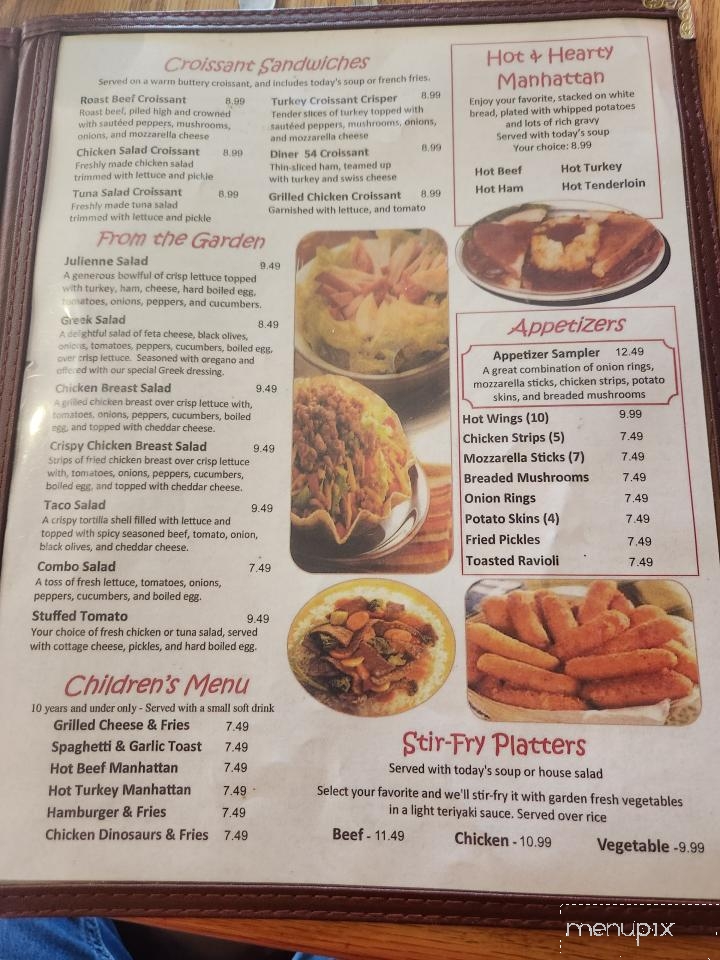 Diner 54 - Mexico, MO menu_pic