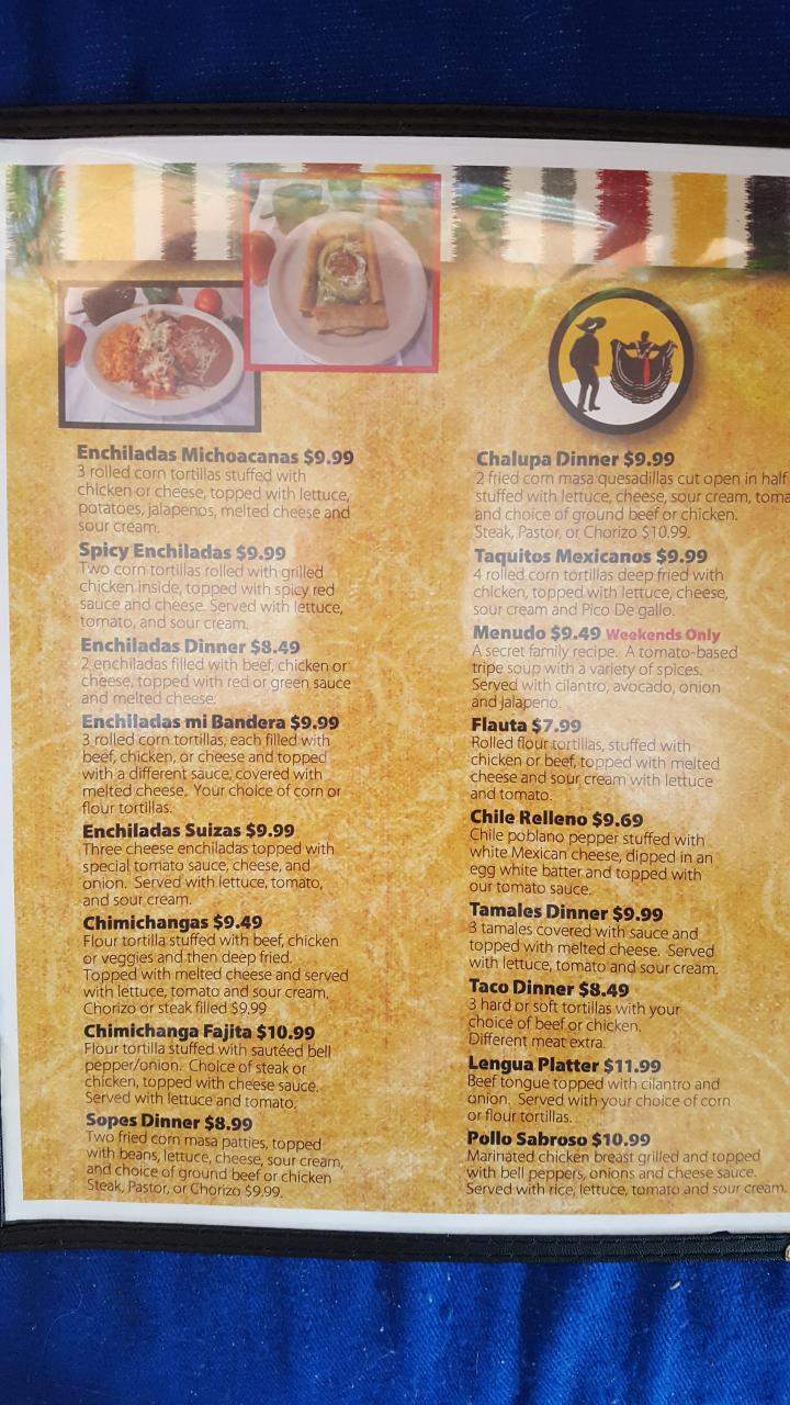 Taqueria San Francisco #2 - Battle Creek, MI menu_pic