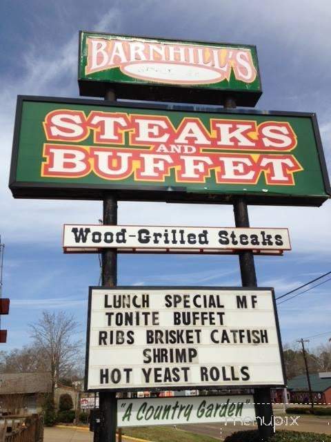 Barnhill Steak & Buffet - Nacogdoches, TX menu_pic