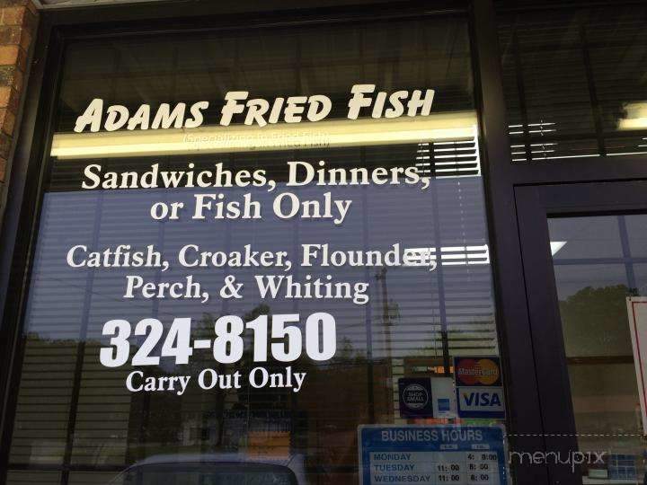 Adam's Fried Fish - Rock Hill, SC menu_pic