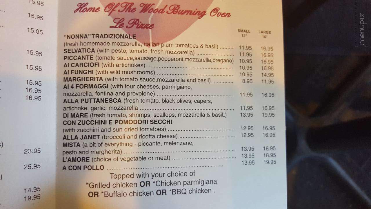 Cafe L'Amore - Oakland, NJ menu_pic