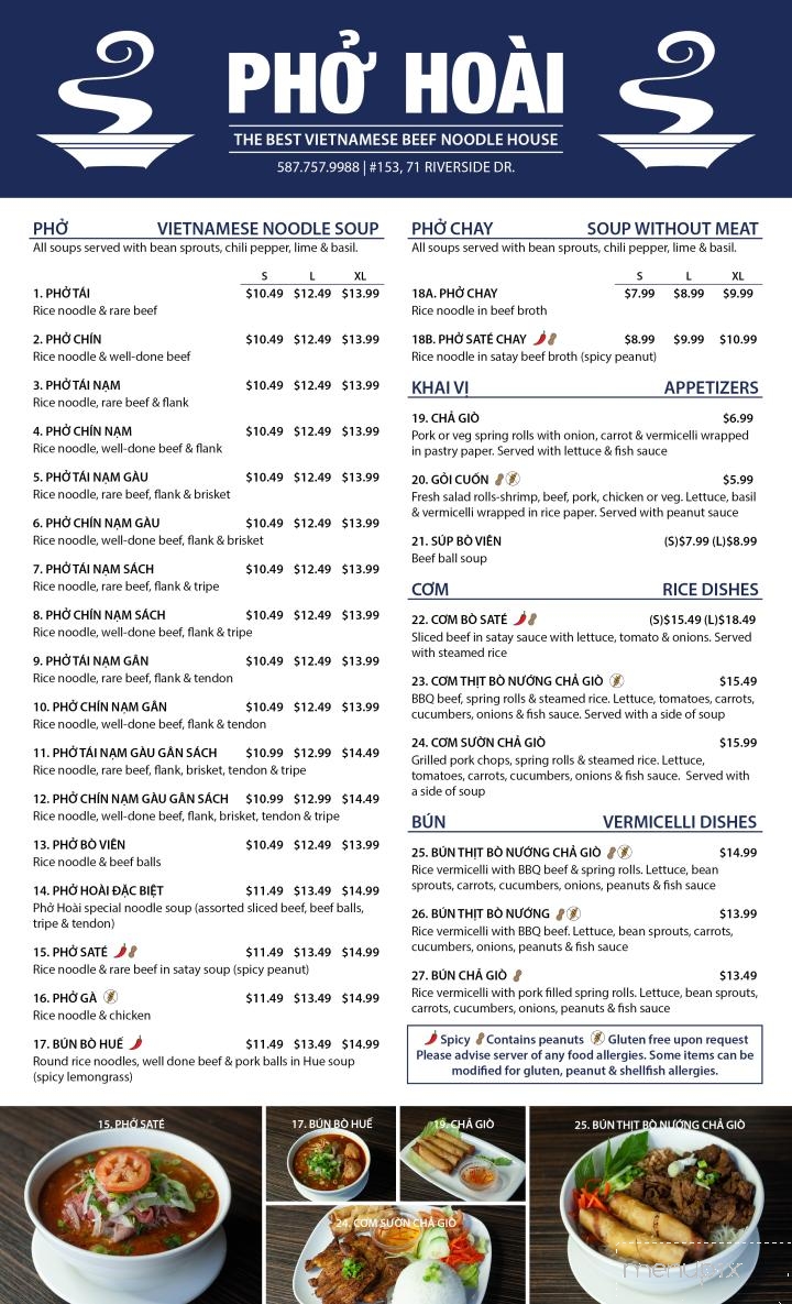 Pho Hoai Okotoks - Okotoks, AB menu_pic