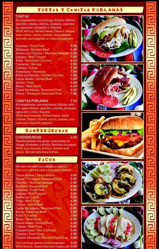 San Lucas Mexican Restaurant - Camden, NJ menu_pic