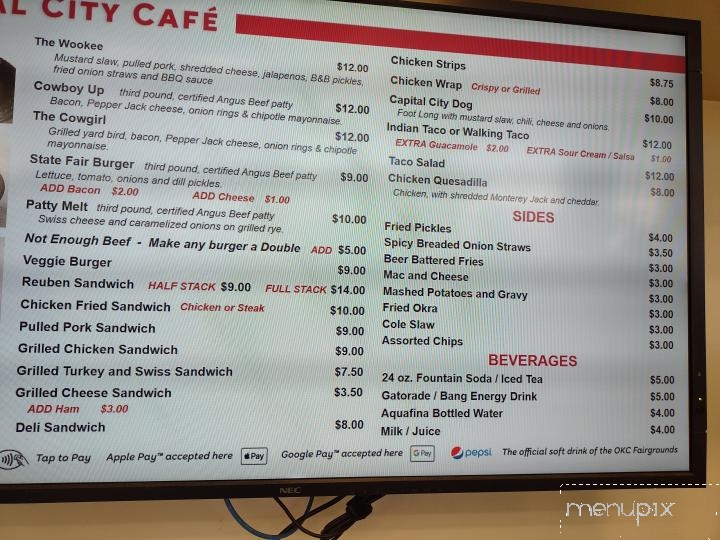Capital City Cafe - Oklahoma City, OK menu_pic