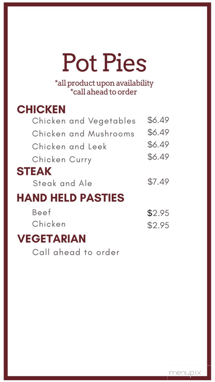 Home Pie Bakery & Cafe - Ontario, CA menu_pic