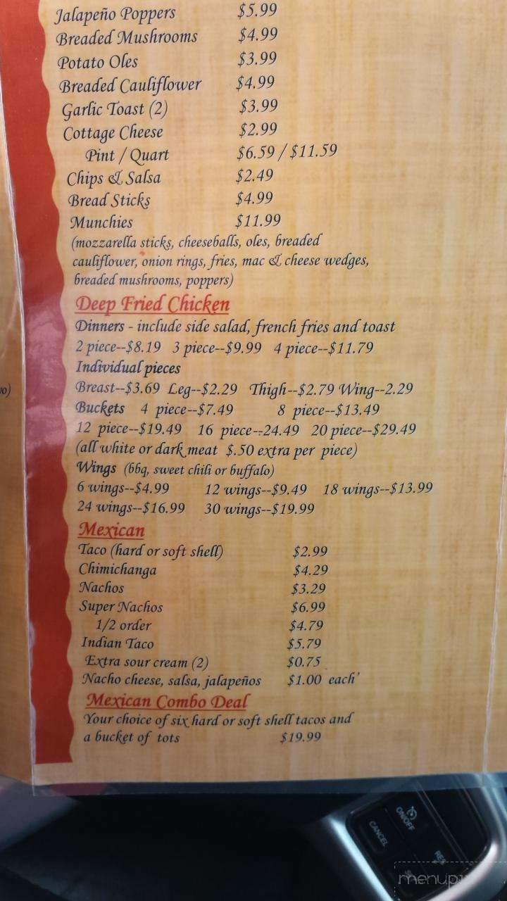 Powderhorn - Lemmon, SD menu_pic