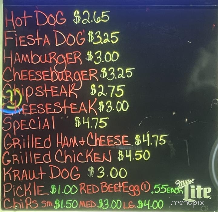 Johnny & Hon's Bar & Grill - Reading, PA menu_pic