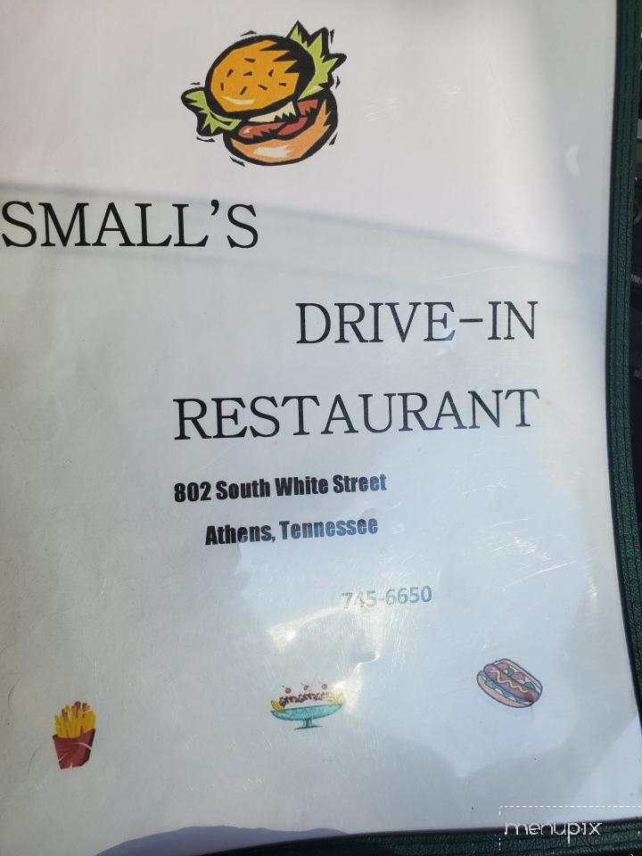 Small's Drive-In - Athens, TN menu_pic