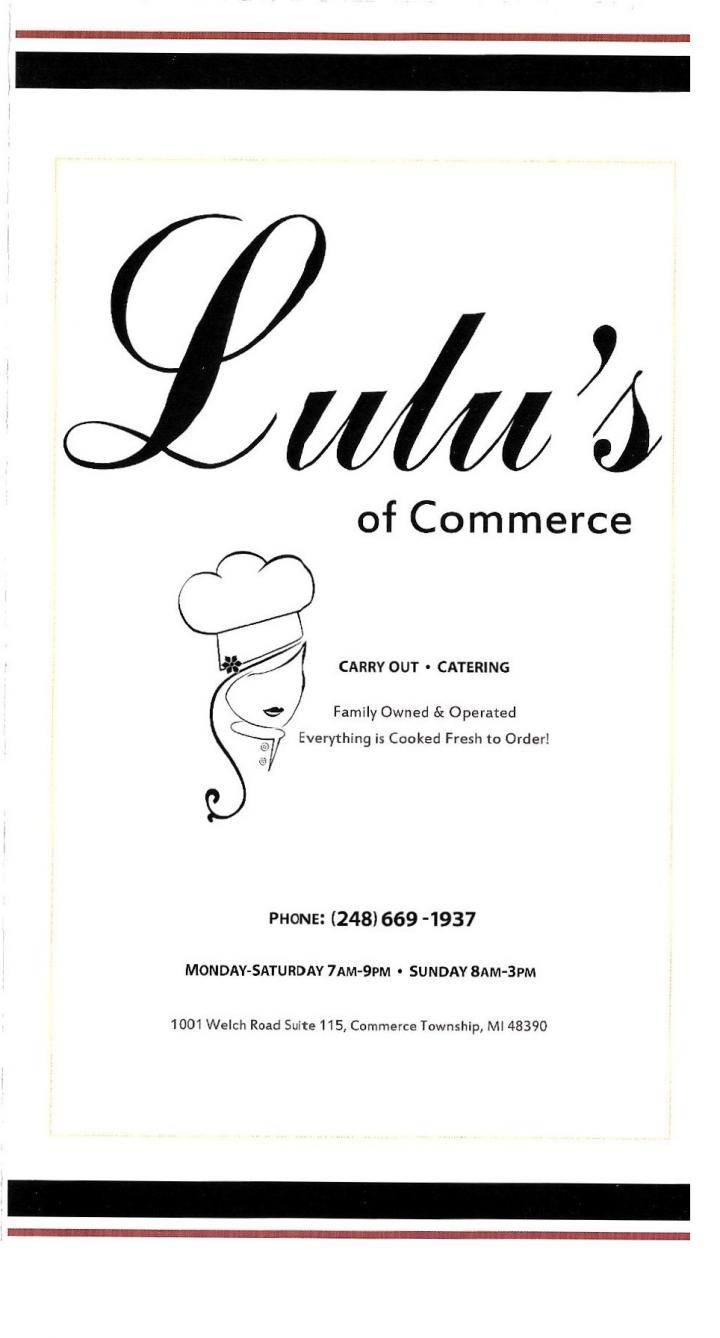 Lulu's of Commerce - Commerce Township, MI menu_pic